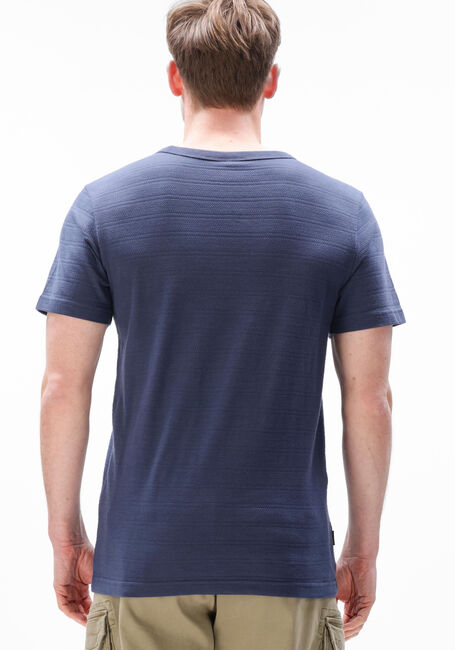 Blaue PME LEGEND T-shirt JACQUARD STRIPED - large