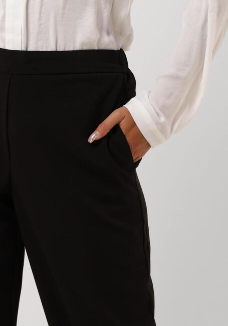 Schwarze MSCH COPENHAGEN Weite Hose CHANA STRAIGHT PANTS - large