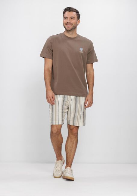 Braune SELECTED MEN Polos & T-Shirts SLHMAX GRAPHIC SS O-NECK TEE - large