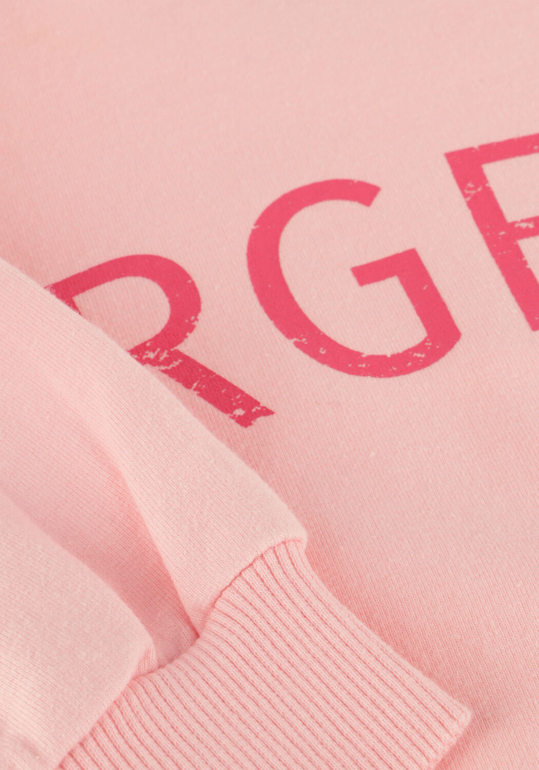 Hell-Pink PETIT BLUSH Pullover RUFFLE SWEATER - large