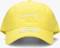 Gelbe CALVIN KLEIN Kappe MONOGRAM CAP - medium