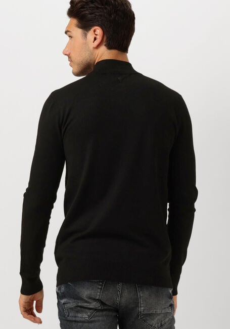 Schwarze PURE PATH Rollkragenpullover ESSENTIAL KNIT MOCKNECK SWEATER - large