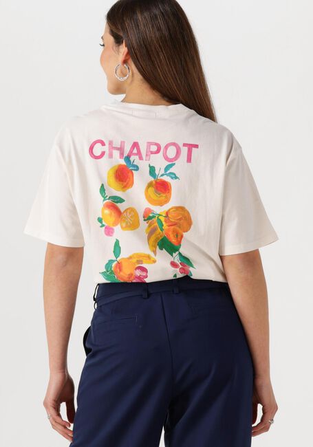 Weiße FABIENNE CHAPOT T-shirt STEVE SKETCHBOOK T-SHIRT - large