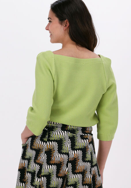 Grüne VANILIA Pullover CUTE SQUARE STRUC - large