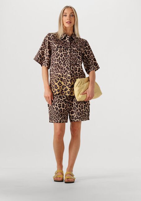 Braune COPENHAGEN MUSE Kurze Hosen CM GABBY SHORT - large