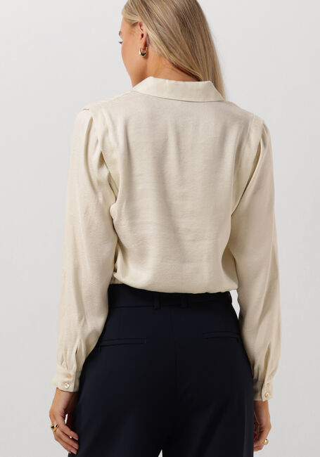 Ecru VANILIA Blusen ROMANTIC STRUCTURE SHIRT - large