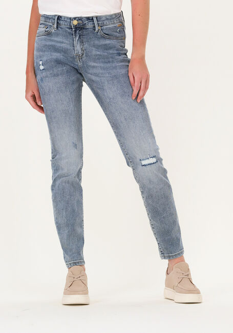 Blaue SUMMUM Slim fit jeans TAPERED JEANS RAIN DENIM - large