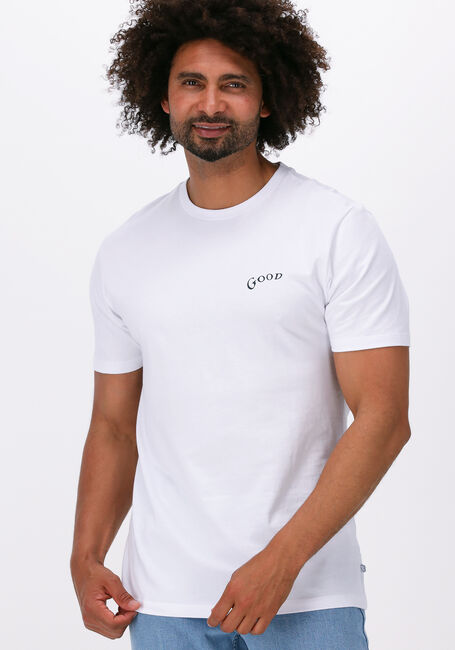 Weiße THE GOODPEOPLE T-shirt TEX - large