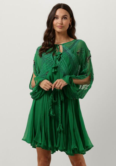 Grüne MES DEMOISELLES Minikleid DRESS ANNA - large