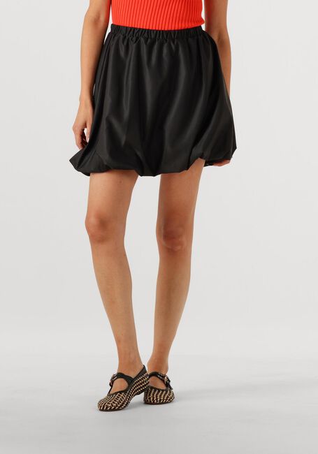 Schwarze Y.A.S. Minirock YASBOBBIE HW BUBBLE HEM SKIRT - large