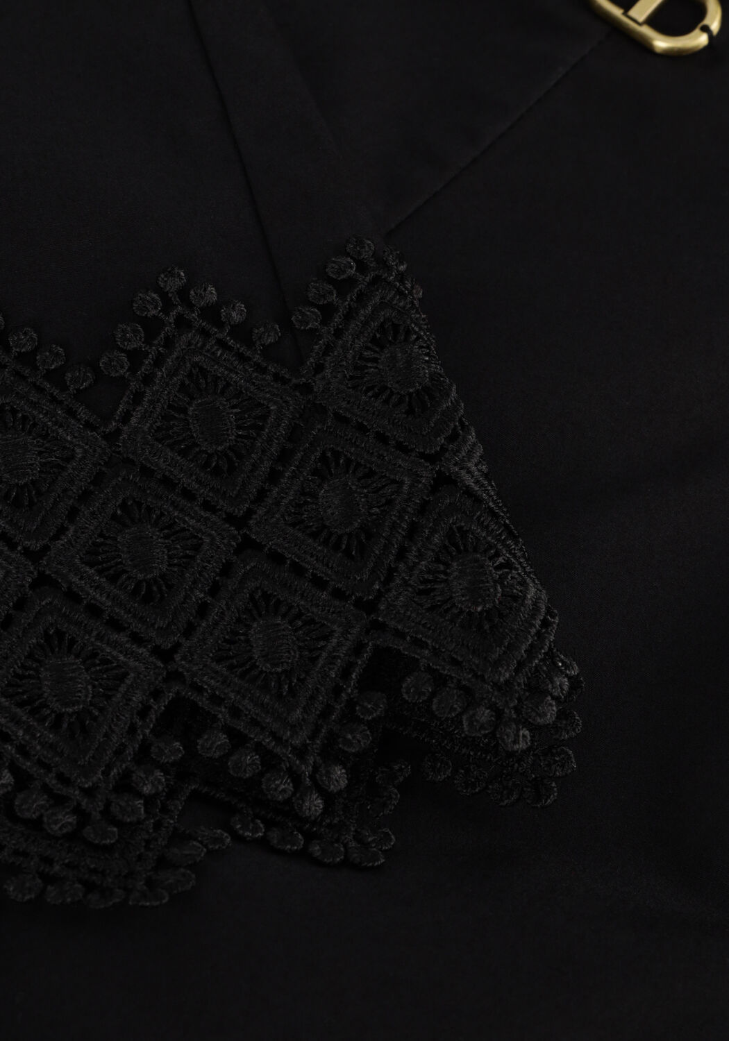 Schwarze TWINSET MILANO Hosen WOVEN SHORT - large