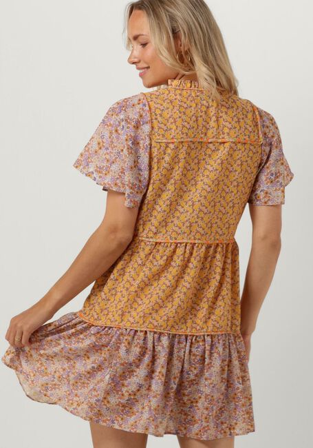 Orangene LOLLYS LAUNDRY Minikleid ARNO DRESS - large