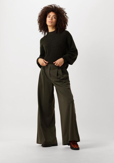 Dunkelgrün MY ESSENTIAL WARDROBE Weite Hose HACEMW WIDE PANT - large