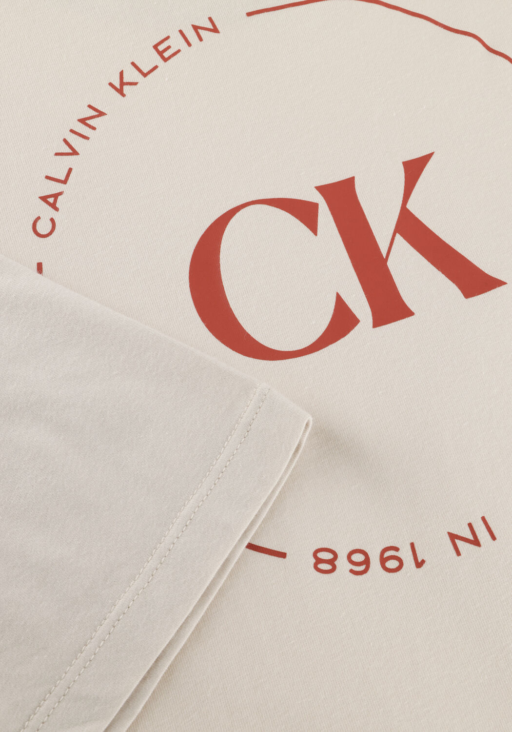 Sand CALVIN KLEIN T-shirt 30S EU WHOLESALE JEANS GRAPHICS - large