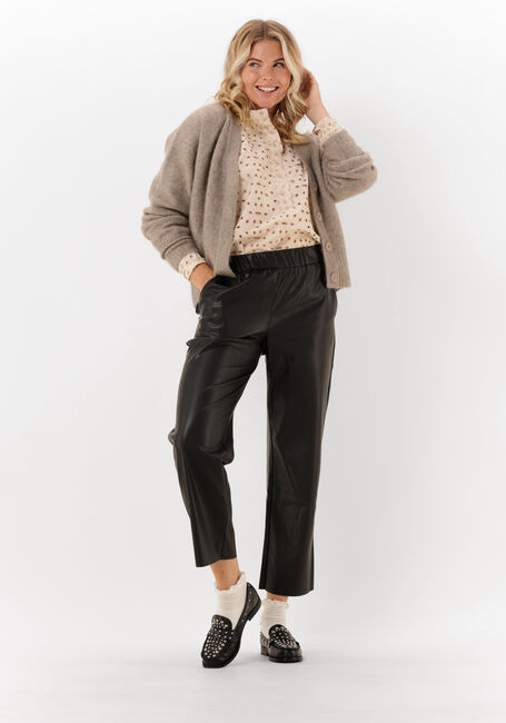 Braune SECOND FEMALE Strickjacke BROOK KNIT BOXY CARDIGAN - large