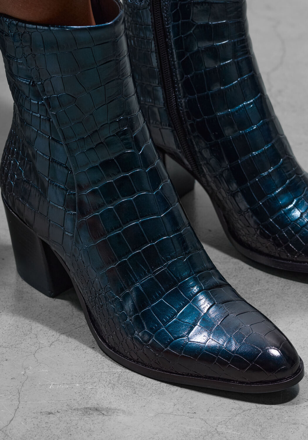 Blaue STEFANO LAURAN Stiefeletten 595-08 - large