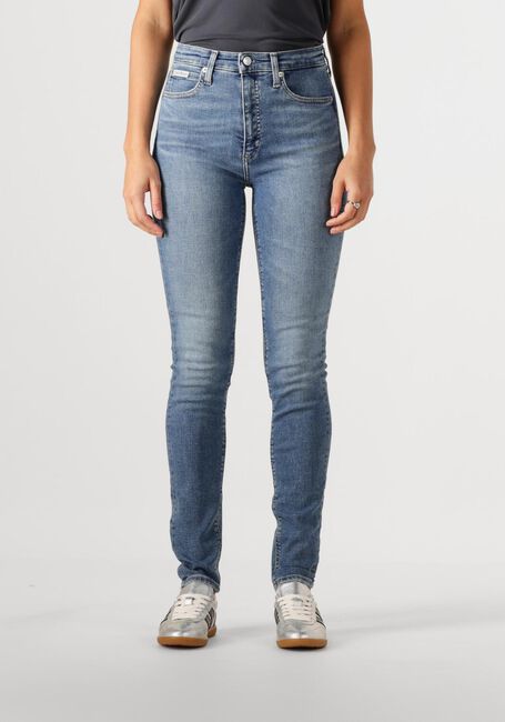 Blaue CALVIN KLEIN Skinny jeans HIGH RISE SKINNY - large