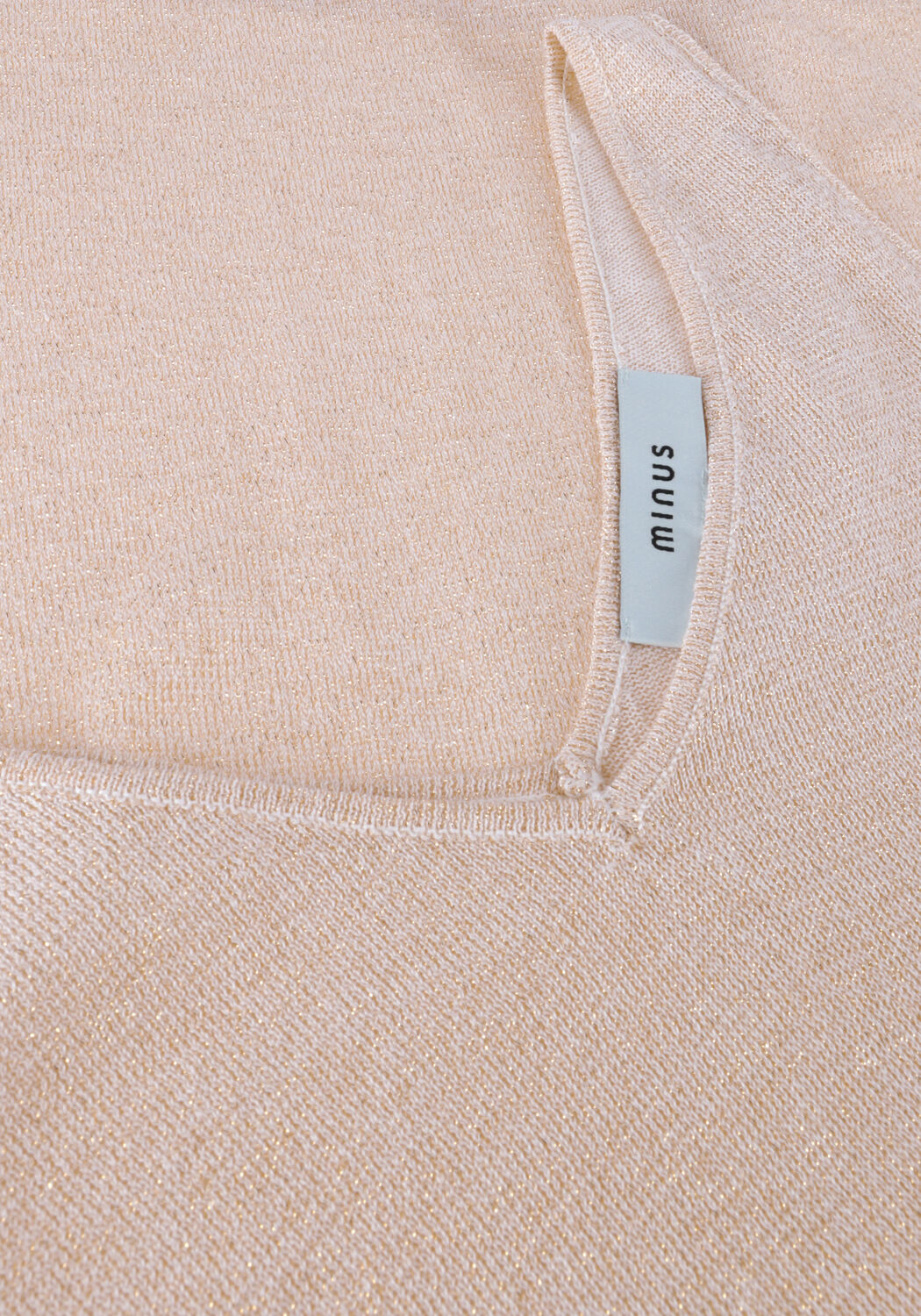 Goldfarbene MINUS Top CARLI KNIT TOP - large