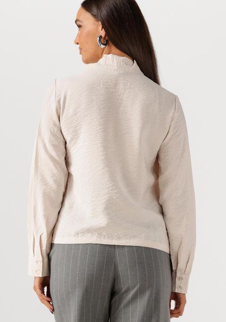 Creme OBJECT Blusen OBJJACIRA L/S RE BOW SHIRT - large