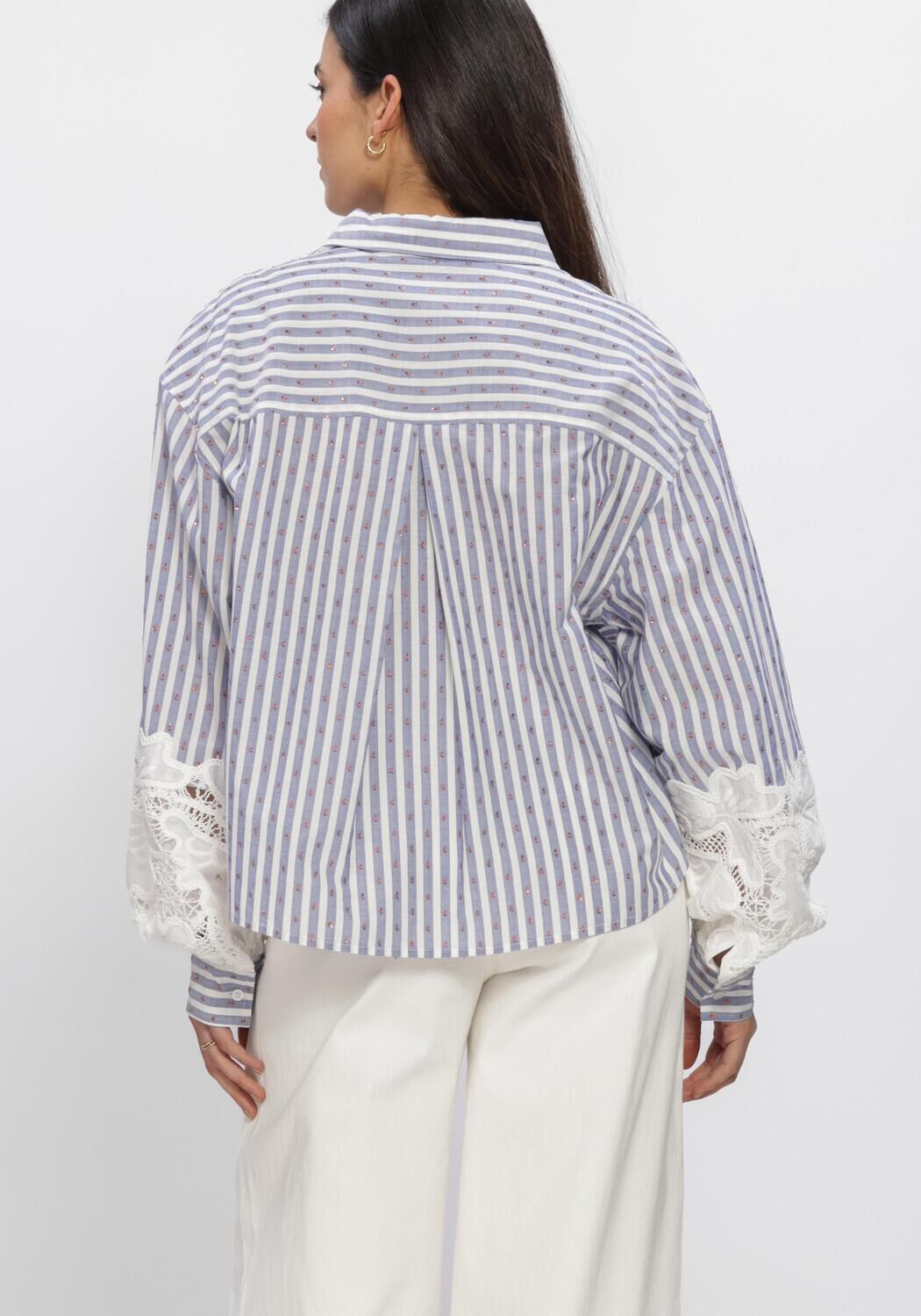 Blaue BEAUMONT Blusen AMAL BLOUSE - large