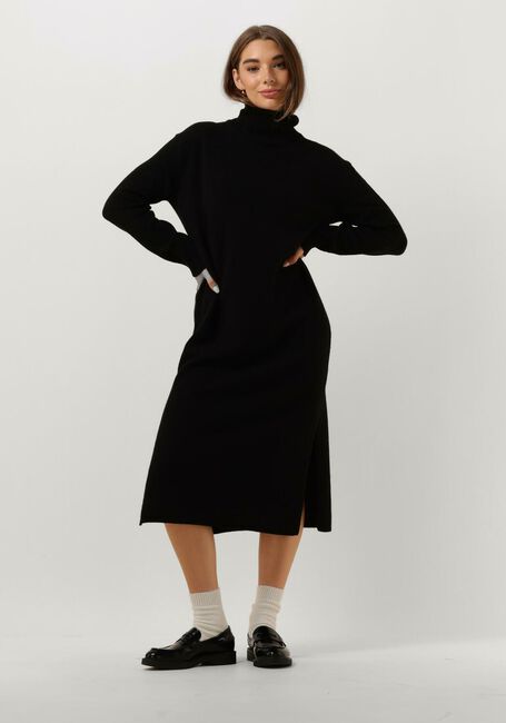 Schwarze DRYKORN Midikleid SASTERA - large