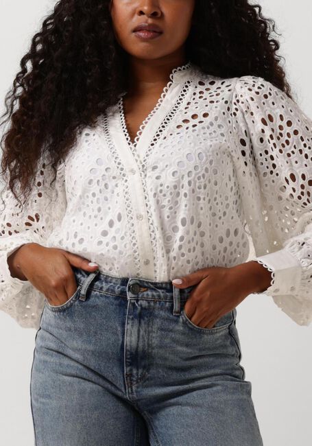 Weiße CO'COUTURE Blusen VIOLA ANGLAISE TOP - large