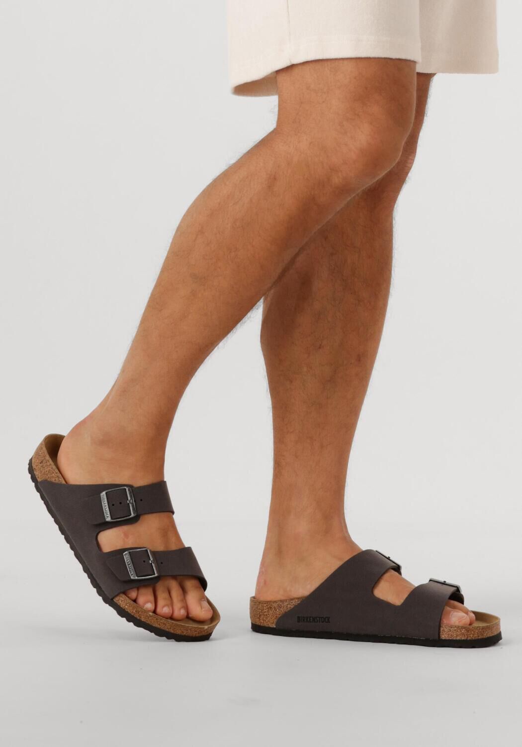 Graue BIRKENSTOCK Pantolette ARIZONA HEREN - large