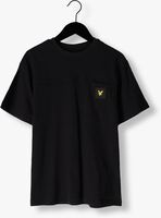 Schwarze LYLE & SCOTT T-shirt OVERSIZED PANELLED POCKET TEE - medium