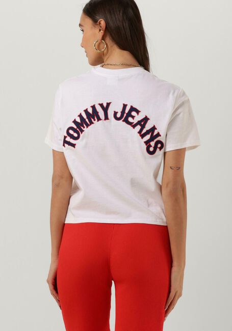 Weiße TOMMY JEANS T-shirt TJW CLS VARSITY PREP 2 TEE - large