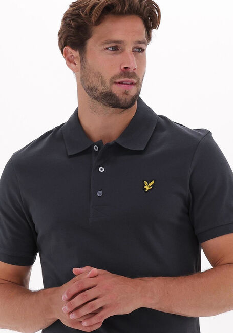 Graue LYLE & SCOTT Polo-Shirt PLAIN POLO SHIRT - large