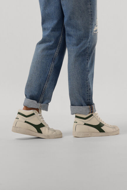 Weiße DIADORA Sneaker High GAME HIGH WAXED DAMES - large