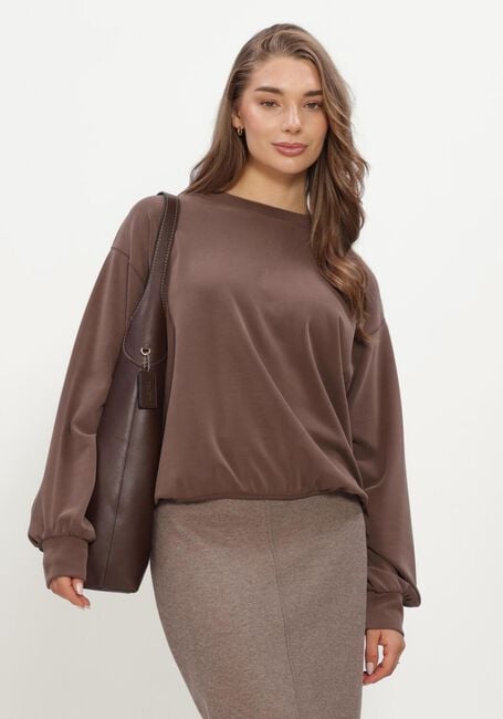 Braune MOSCOW Sweatshirt 66-04-VIOLETTA - large