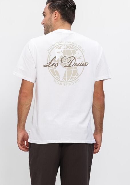 Wei&szlig;e LES DEUX T-shirt BEN GLOBE T-SHIRT - large