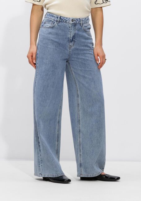 Hellblau OBJECT Wide jeans OBJLUCA TRI MW WIDE LOOSE JEANS - large