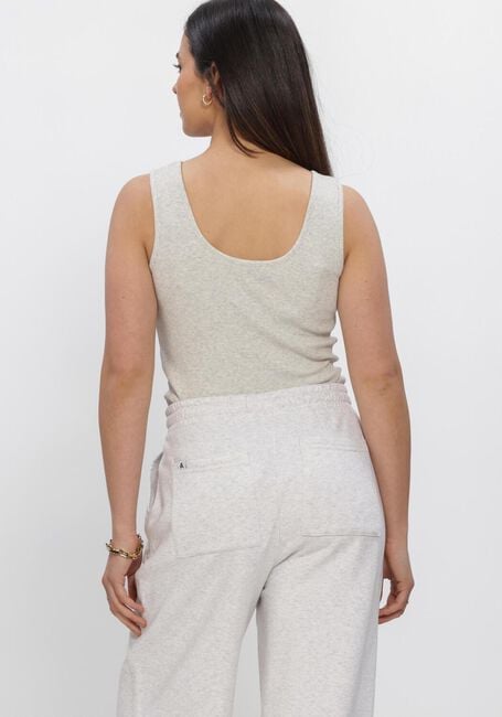 Hellgrau ALIX THE LABEL Top LADIES KNITTED RIB TANKTOP - large