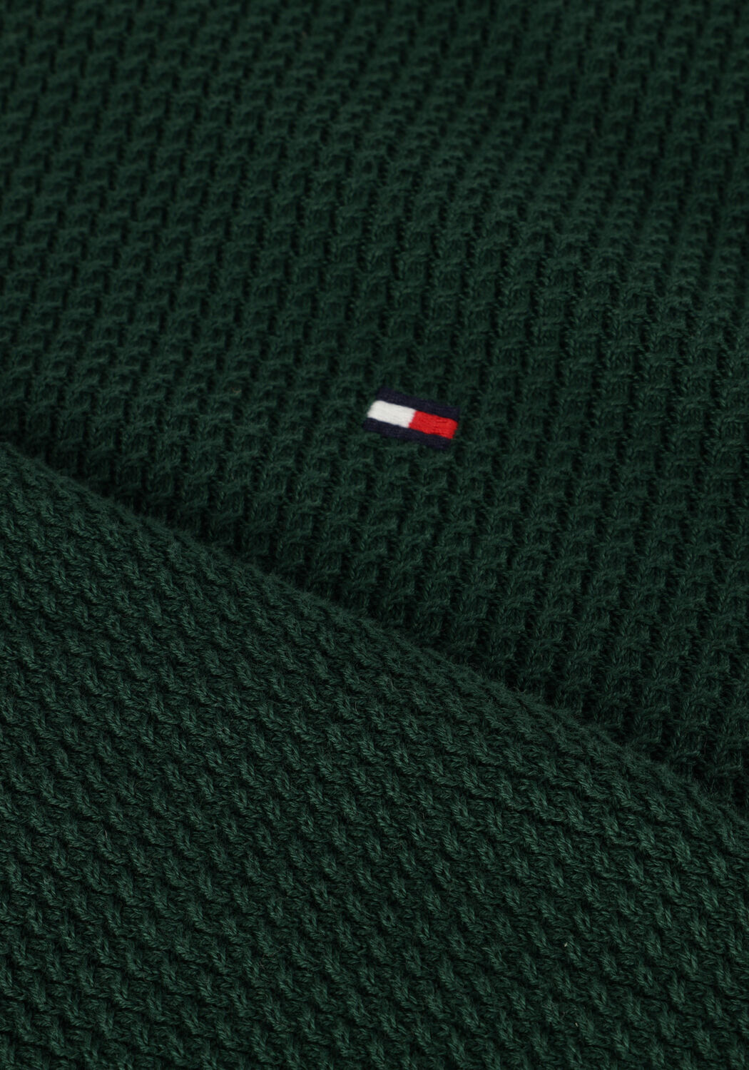 Dunkelgr&uuml;n TOMMY HILFIGER Pullover STRUCTURE CREW NK - large