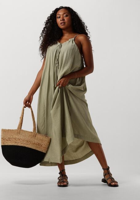 Grüne OBJECT Midikleid OBJCATJA OZ S/L DRESS - large