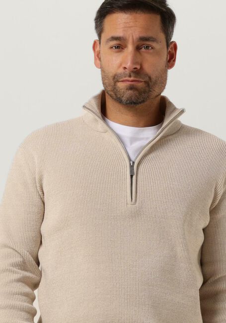Nicht-gerade weiss SELECTED HOMME Pullover SLHRODNEY LS HIGH NECK HALF ZIP - large