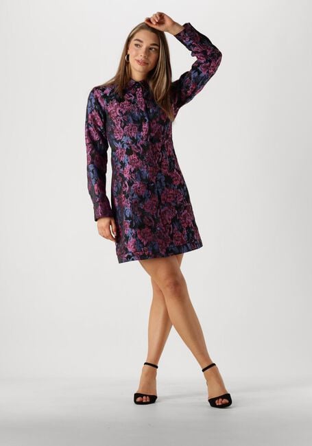 Blaue Y.A.S. Minikleid YASSULENA LS SHIRT DRESS - large