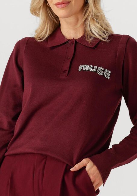 Bordeaux COPENHAGEN MUSE Polo-Shirt CMVERAN-POLO - large