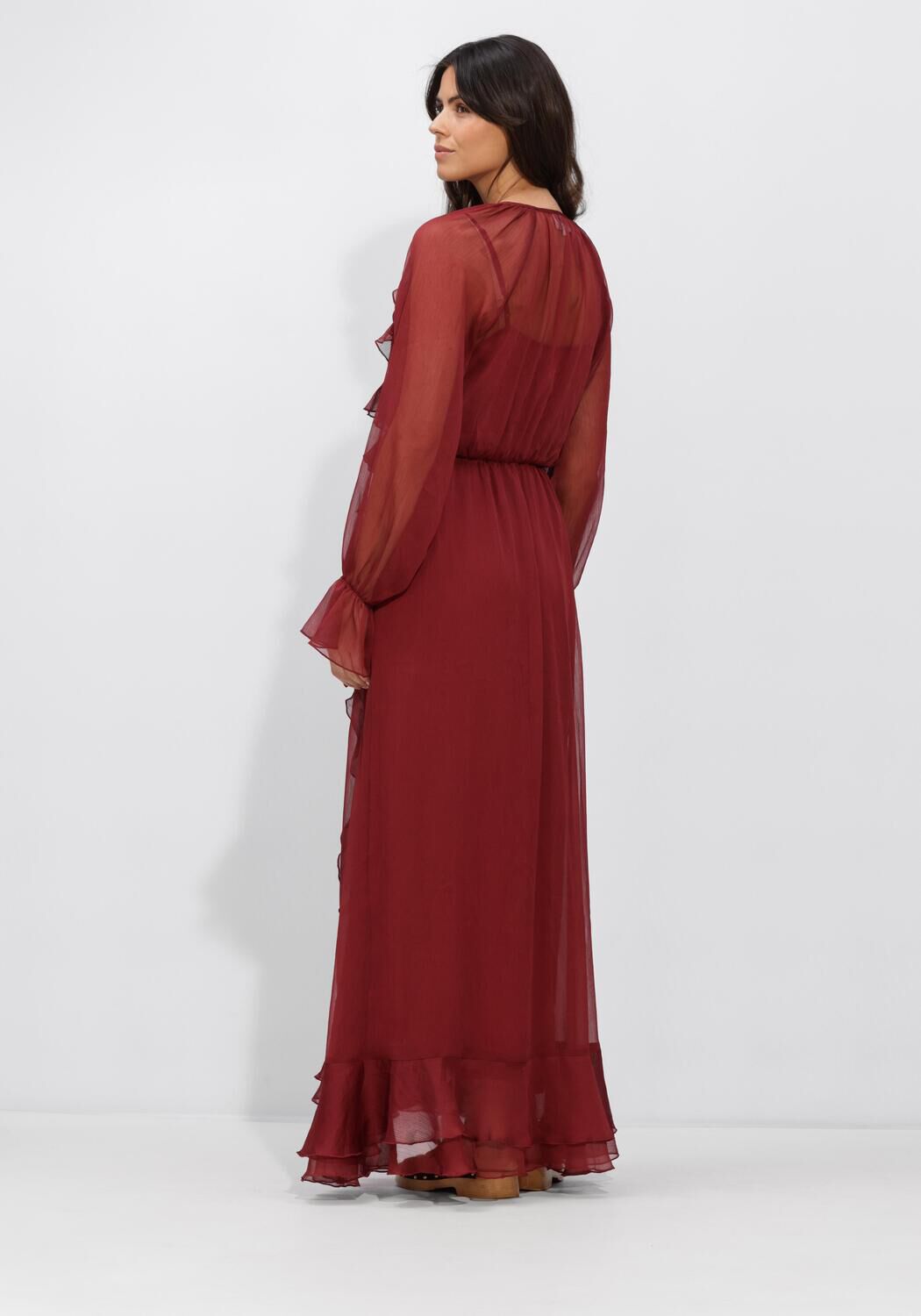 Bordeaux DANTE6 Maxikleid ELIVIA CHIFFON MAXI DRESS - large