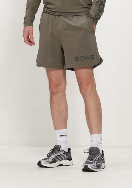 Khaki BJORN BORG Kurze Hose BORG 6 SHORTS - large