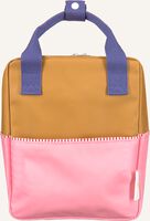 Braune STICKY LEMON Rucksack COLOUR BLOCK SMALL - medium