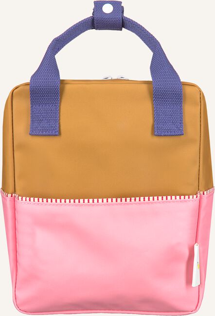 Braune STICKY LEMON Rucksack COLOUR BLOCK SMALL Braune STICKY LEMON Rucksack COLOUR BLOCK SMALL - large