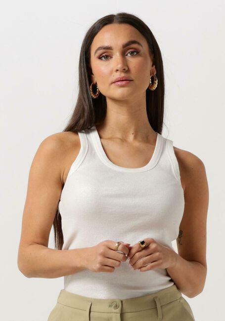 Nicht-gerade weiss SUMMUM Top RIB TANKTOP COTTON RIB - large