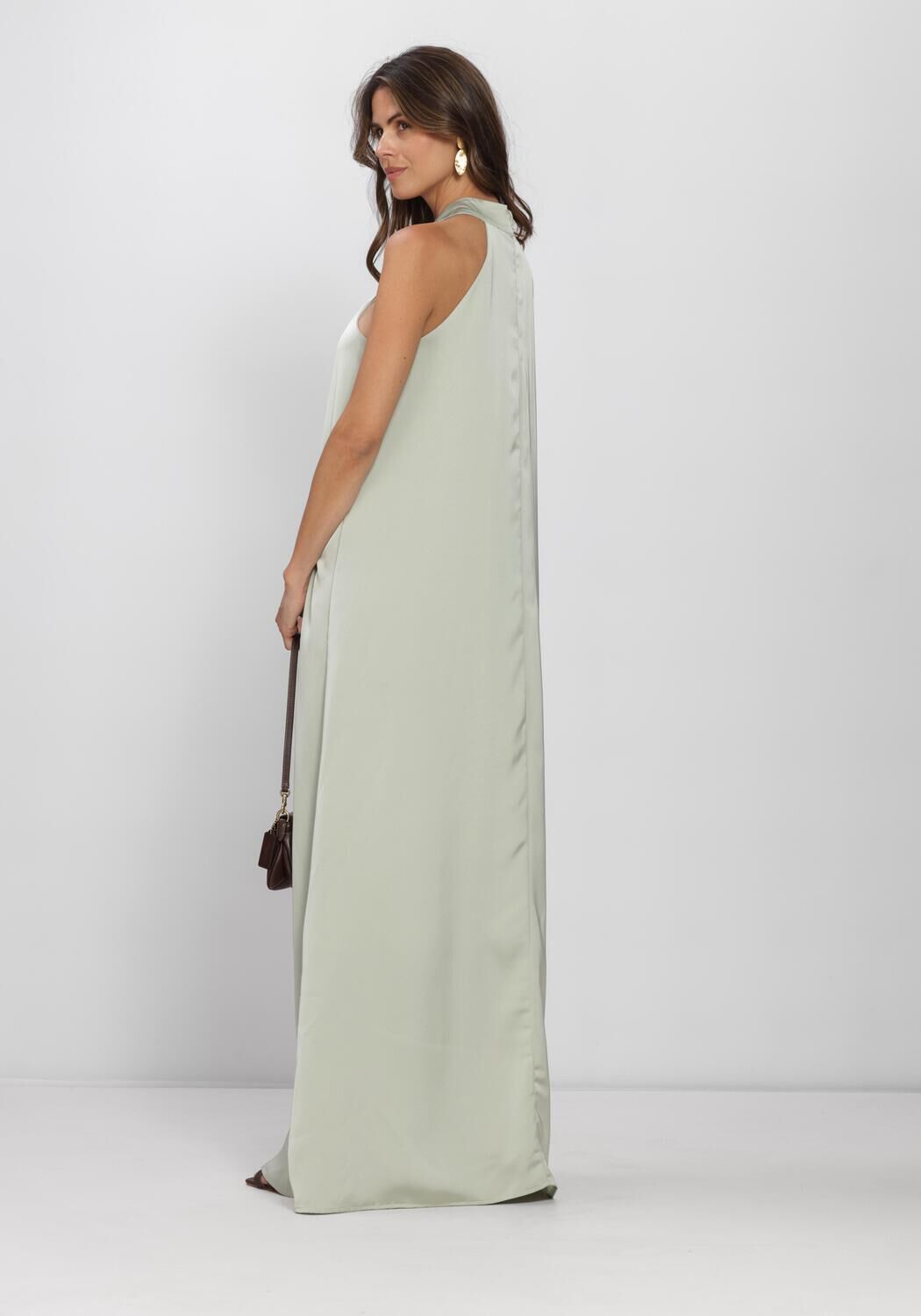 Gr&uuml;ne LINA LOCCHI Maxikleid LL-ALINA - large