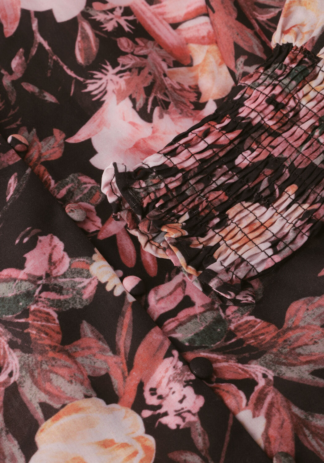 Mehrfarbige/Bunte NEO NOIR Blusen GILDE BIG FLOWER BLOUSE - large