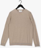 Camelfarbene SELECTED HOMME Pullover SLHBERG CREW NECK B