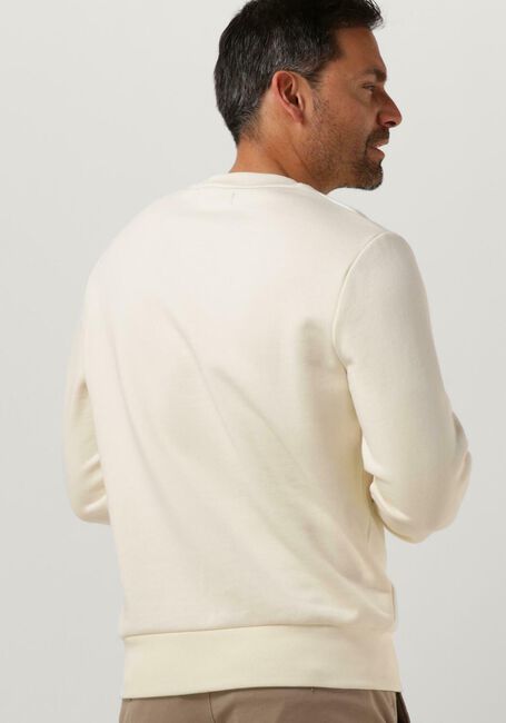 Ecru FRED PERRY Pullover CREW NECK SWEATSHIRT - large