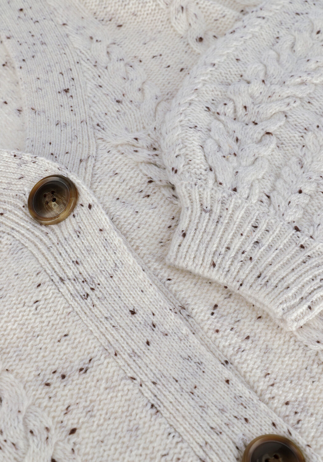 Ecru MINIMUM Strickjacke JULS - large